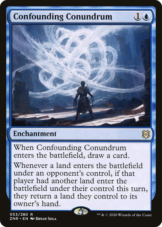 Confounding Conundrum 53 Zendikar Rising MTG R NM