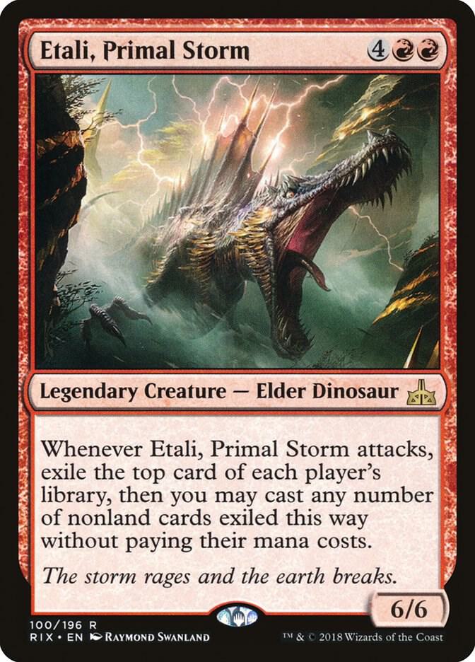 Etali, Primal Storm 100 Rivals of Ixalan MTG R NM