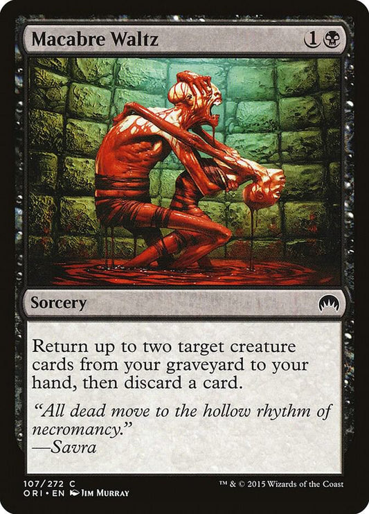 Macabre Waltz 107 Magic Origins MTG C LP