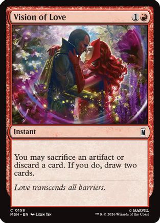 Vision of Love 158 Marvel Super Heroes MTG C NM