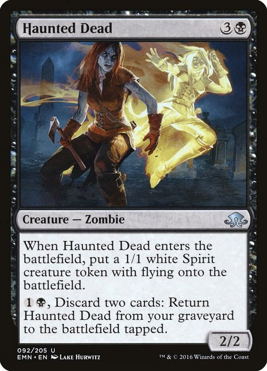Haunted Dead 92 Eldritch Moon MTG UC NM