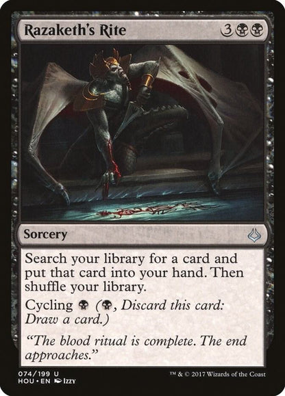 Razaketh's Rite 74 Hour of Devastation MTG UC LP