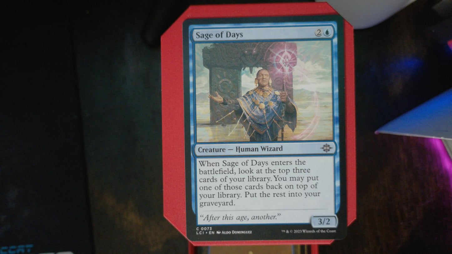 Sage of Days 73 The Lost Caverns of Ixalan MTG C NM