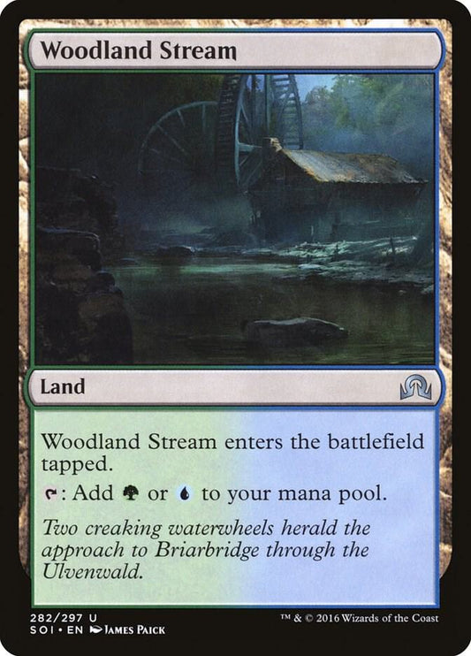 Woodland Stream 282 Shadows over Innistrad MTG UC NM