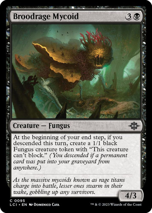 Broodrage Mycoid 95 The Lost Caverns of Ixalan MTG C NM