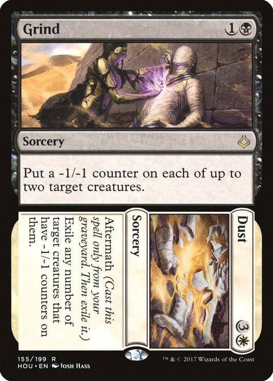 Grind // Dust 155 Hour of Devastation MTG R NM