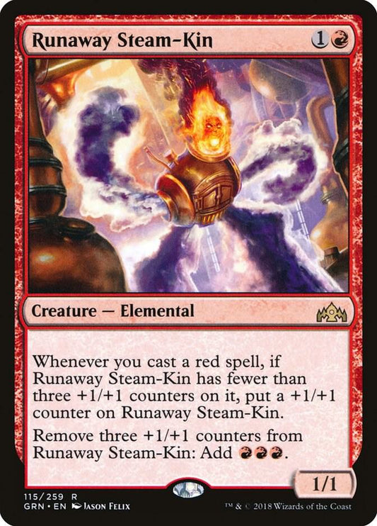 Runaway Steam-Kin 115 Guilds of Ravnica MTG R NM