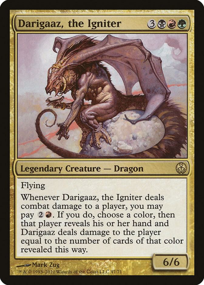 Darigaaz, the Igniter 47 Duel Decks: Phyrexia vs. the Coalition MTG R LP
