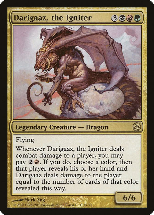 Darigaaz, the Igniter 47 Duel Decks: Phyrexia vs. the Coalition MTG R LP