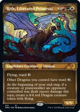 Rith, Liberated Primeval (Showcase) 313 Dominaria United MTG Mythic NM