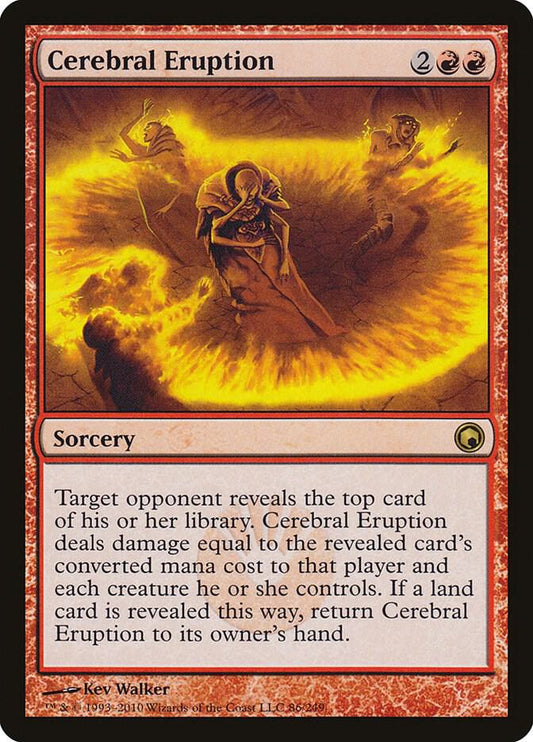 Cerebral Eruption 86 Scars of Mirrodin MTG R NM