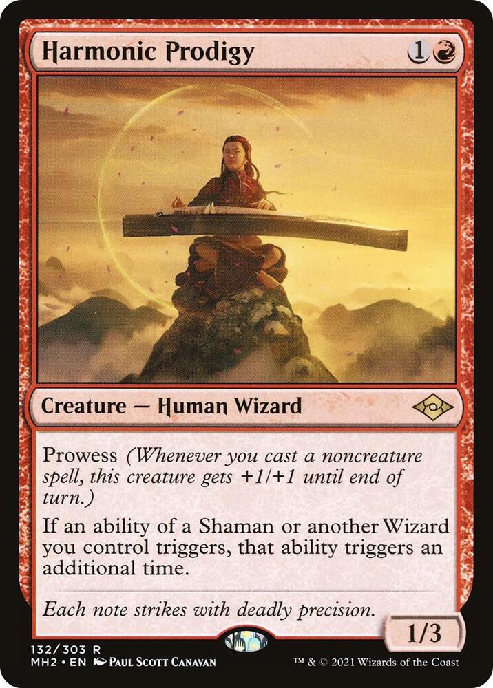 Harmonic Prodigy 132 Modern Horizons 2 MTG R NM