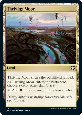 Thriving Moor 271 Commander: Adventures in the Forgotten Realms MTG C NM