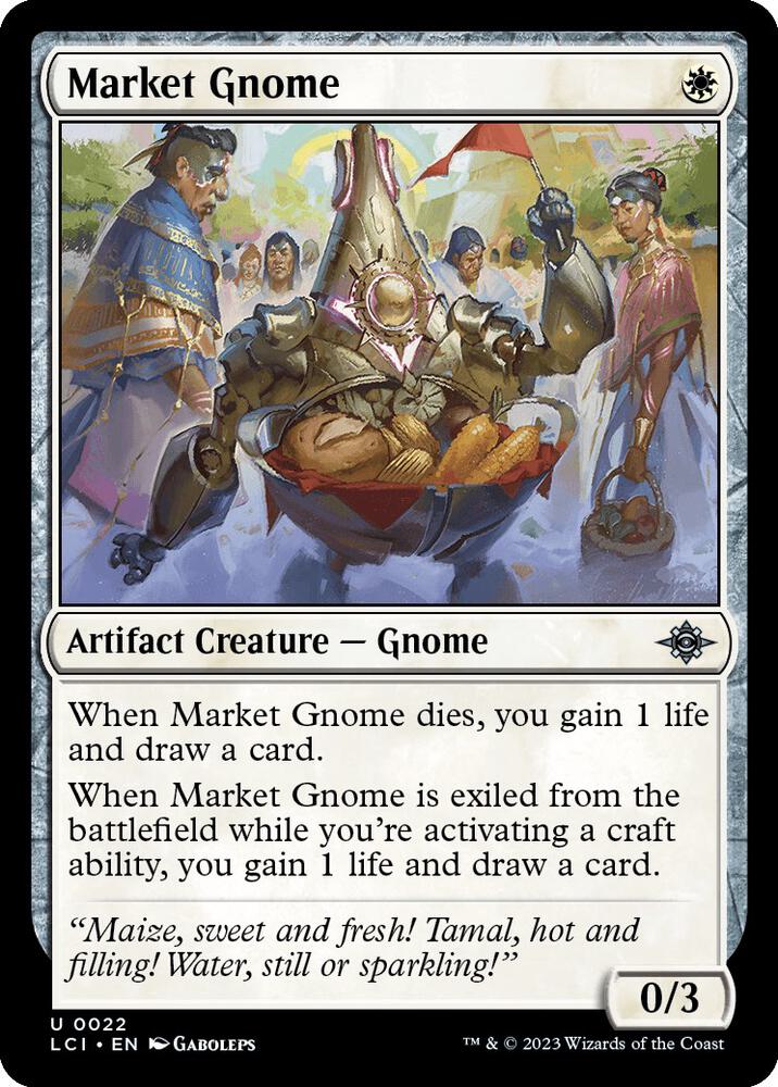 Market Gnome 22 The Lost Caverns of Ixalan MTG UC NM