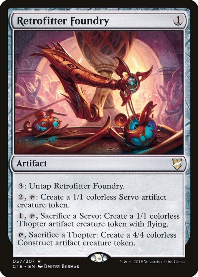 Retrofitter Foundry 57 Commander 2018 MTG R NM