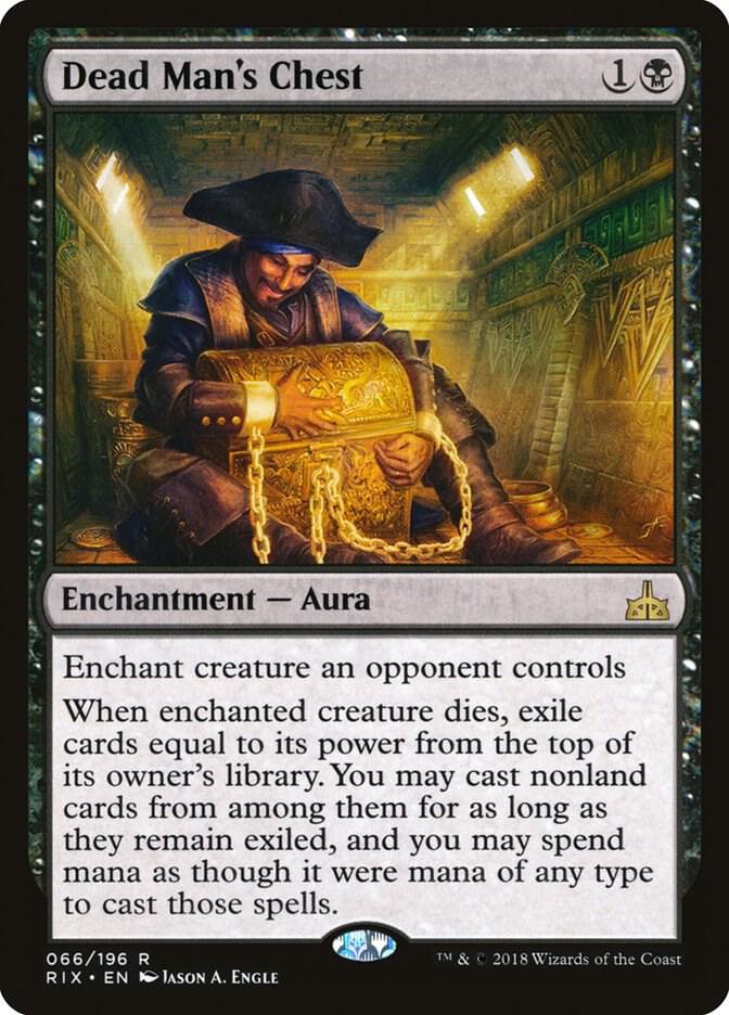 Dead Man's Chest 66 Rivals of Ixalan MTG R LP