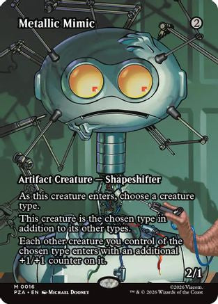 Metallic Mimic (Borderless) 16 Teenage Mutant Ninja Turtles MTG Mythic NM