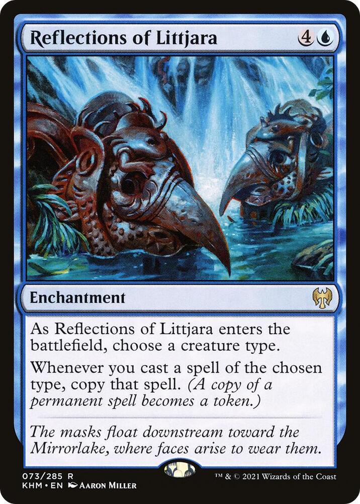 Reflections of Littjara 73 Kaldheim MTG R NM