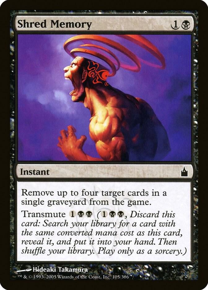 Shred Memory 105 Ravnica: City of Guilds MTG C LP