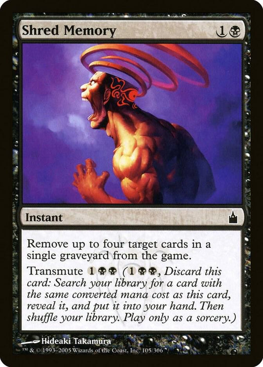 Shred Memory 105 Ravnica: City of Guilds MTG C LP
