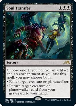 Soul Transfer 122 Kamigawa: Neon Dynasty MTG R NM