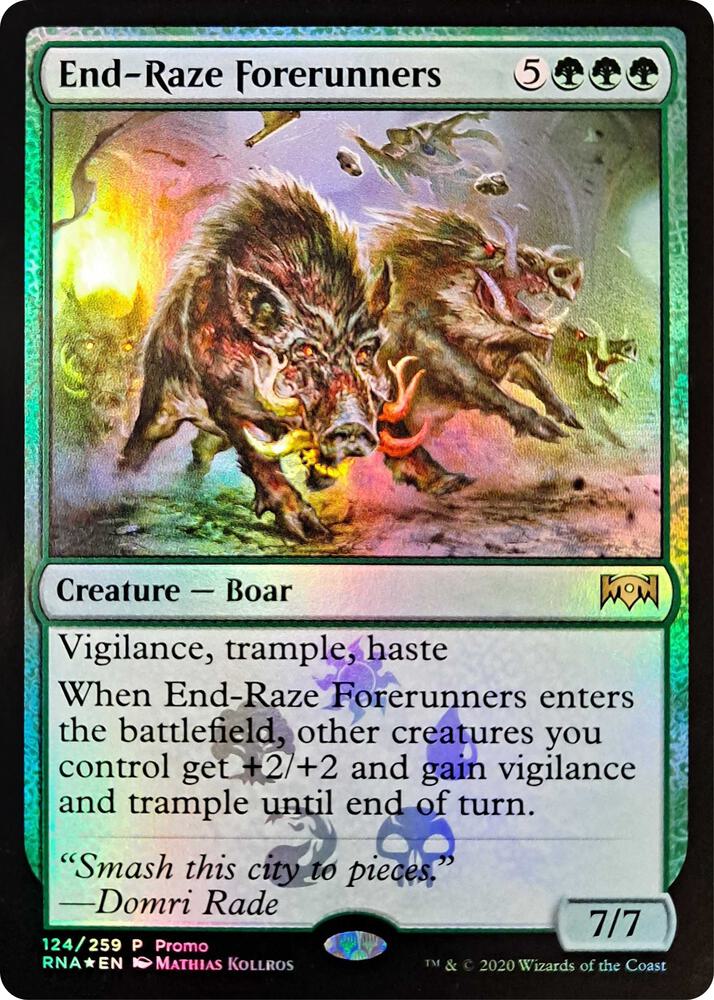 End-Raze Forerunners 124 Media Promos MTG P Foil NM