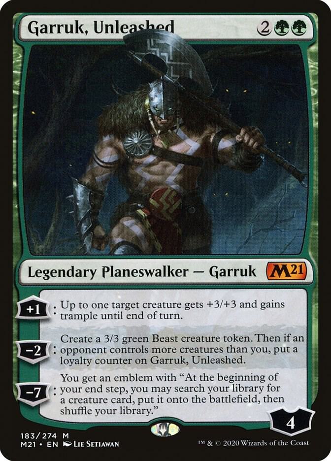 Garruk, Unleashed 183 Core Set 2021 MTG Mythic Foil NM