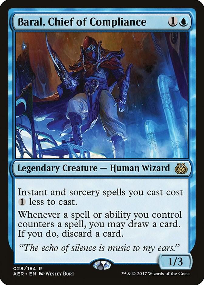 Baral, Chief of Compliance 28 Aether Revolt MTG R NM