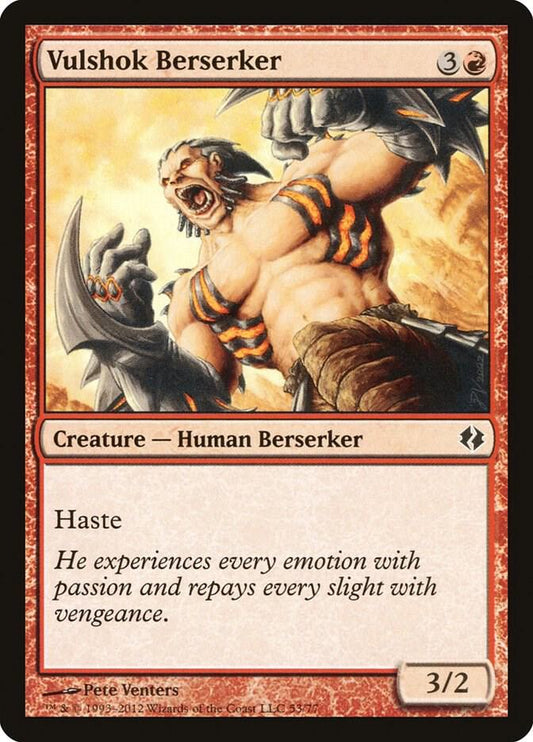 Vulshok Berserker 53 Duel Decks: Venser vs. Koth MTG C NM