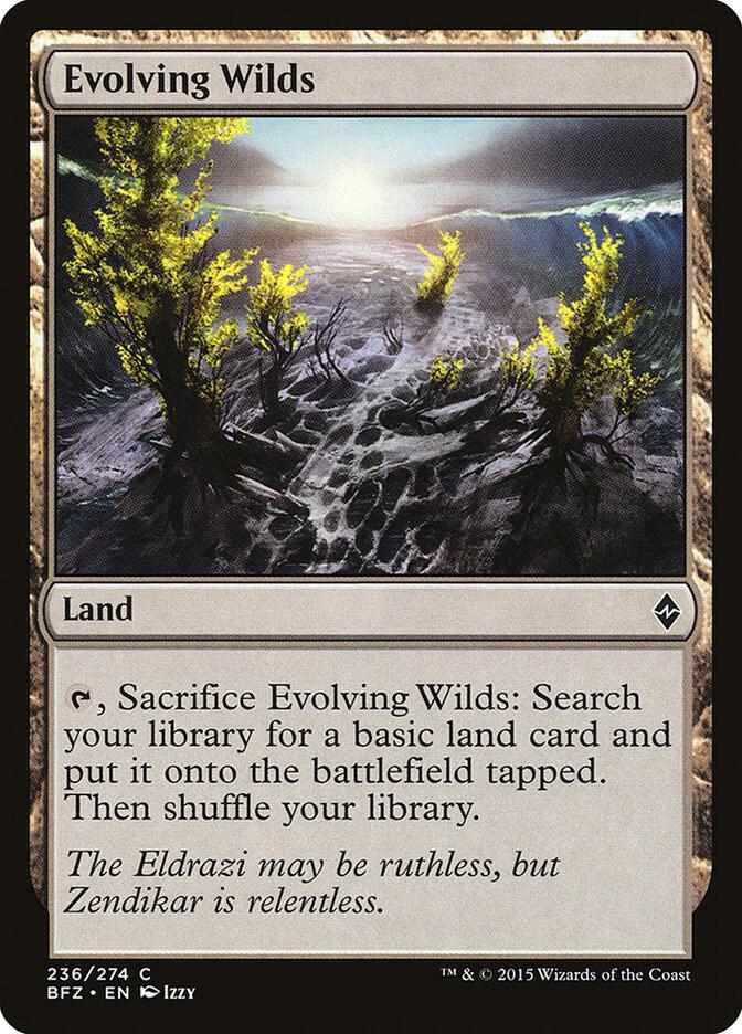 Evolving Wilds 236 Battle for Zendikar MTG C NM