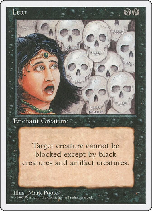 Fear Fourth Edition MTG C LP