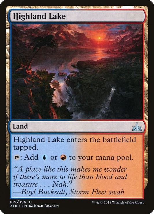 Highland Lake 189 Rivals of Ixalan MTG UC NM