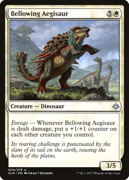 Bellowing Aegisaur 4 Ixalan MTG UC NM