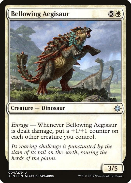 Bellowing Aegisaur 4 Ixalan MTG UC NM