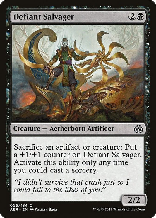 Defiant Salvager 56 Aether Revolt MTG C NM