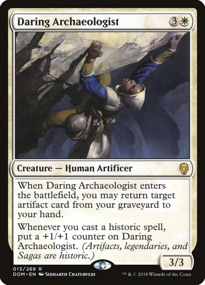 Daring Archaeologist 13 Dominaria MTG R NM