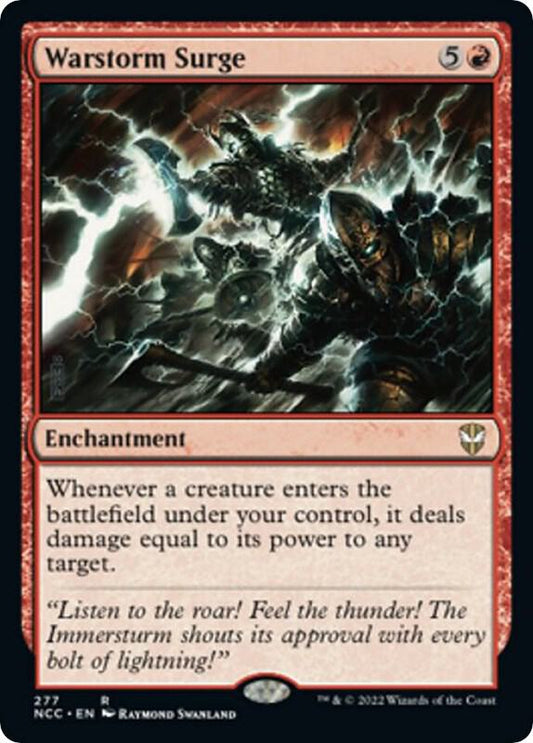 Warstorm Surge 277 Commander: Streets of New Capenna MTG R NM