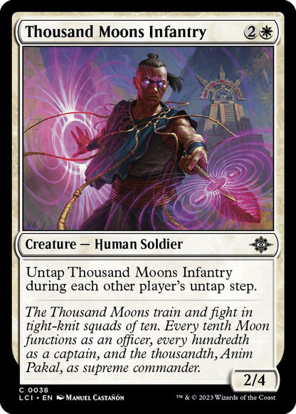 Thousand Moons Infantry 38 The Lost Caverns of Ixalan MTG C NM