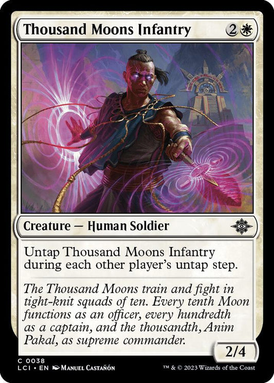 Thousand Moons Infantry 38 The Lost Caverns of Ixalan MTG C NM