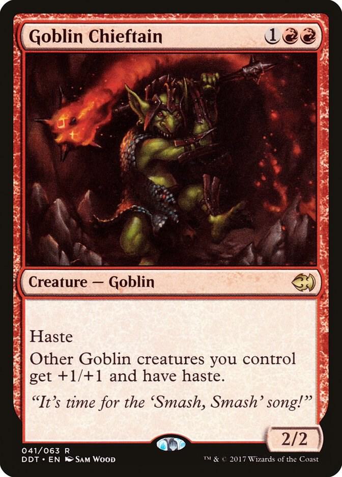 Goblin Chieftain 41 Duel Decks: Merfolk vs. Goblins MTG R NM