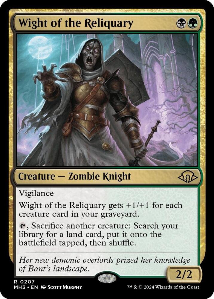 Wight of the Reliquary 207 Modern Horizons 3 MTG R NM