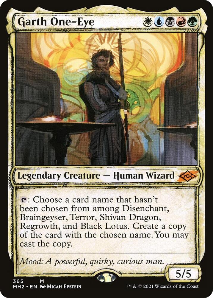 Garth One-Eye (Showcase) 365 Modern Horizons 2 MTG Mythic NM