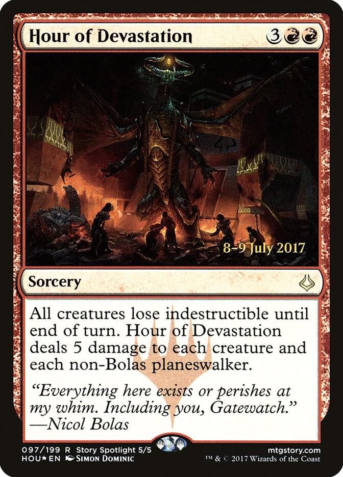 Hour of Devastation 97 Prerelease Cards MTG R Foil NM