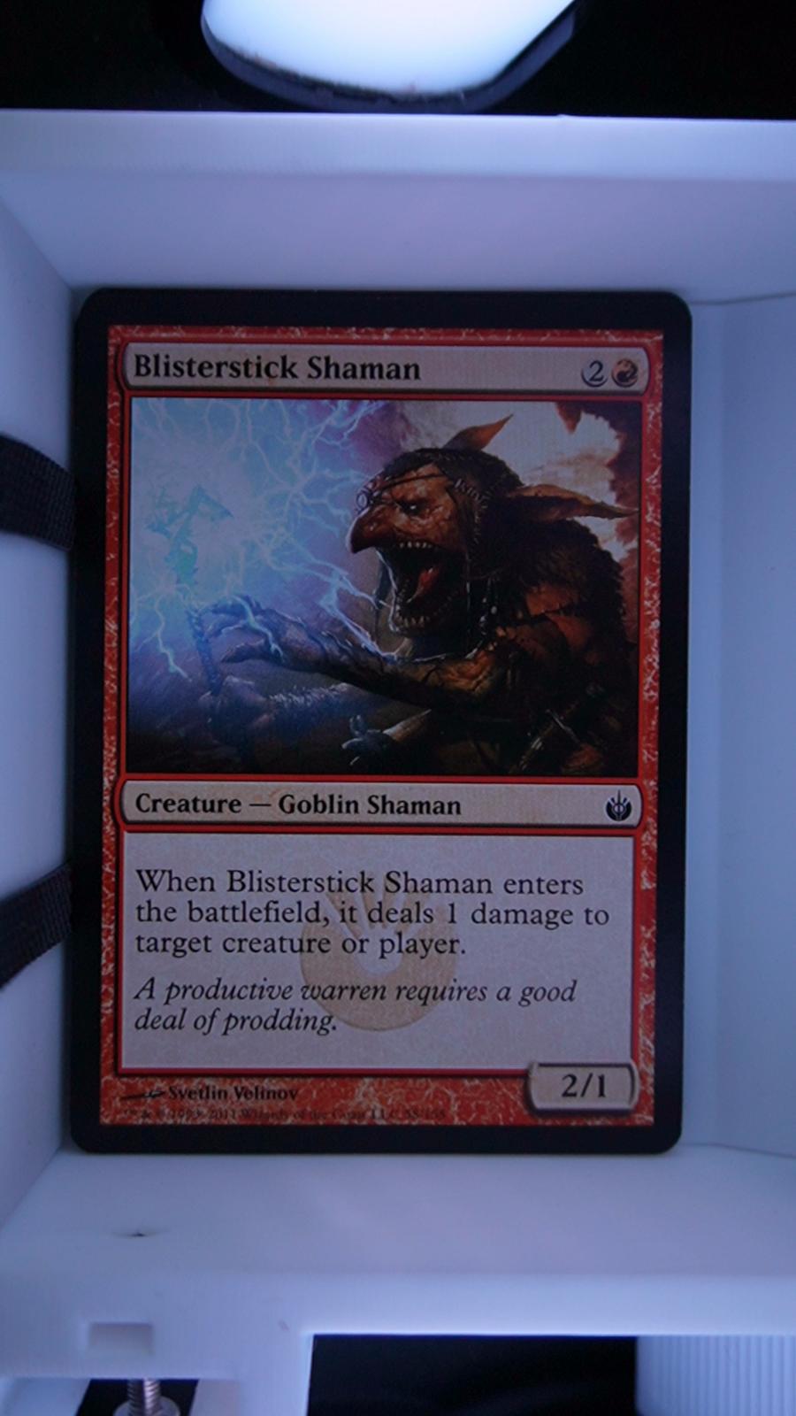 Blisterstick Shaman 58 Mirrodin Besieged MTG C NM