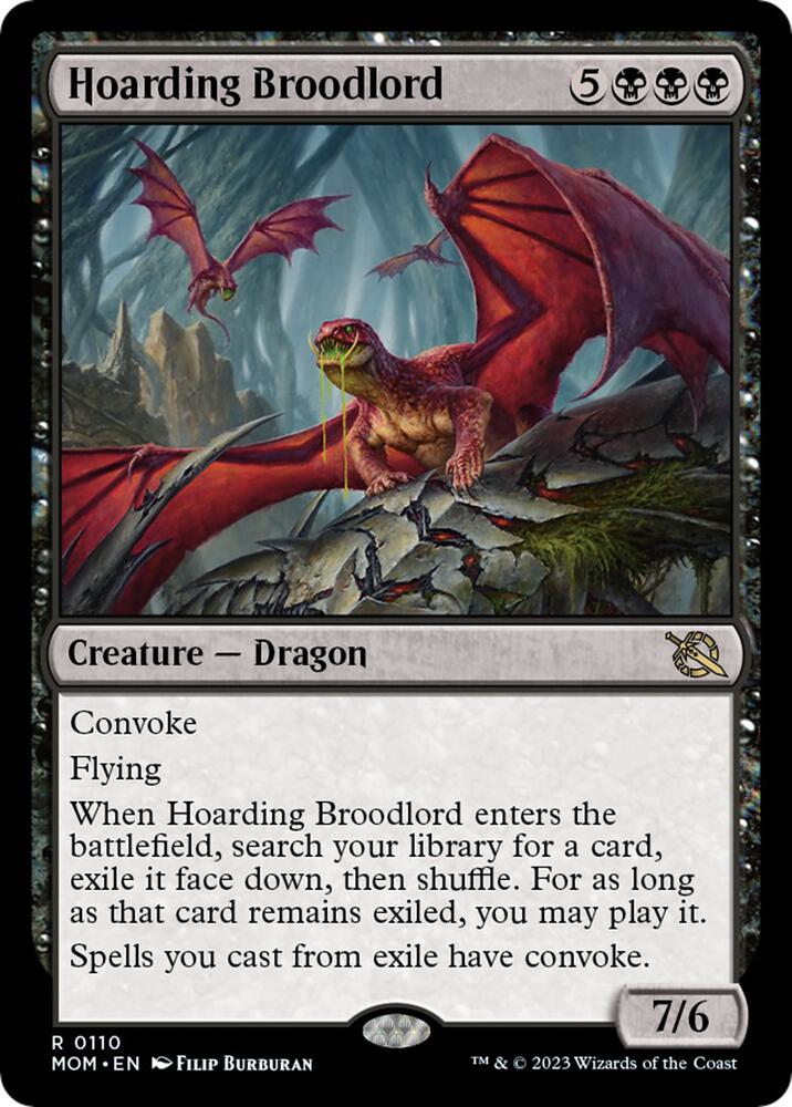 Hoarding Broodlord 110 March of the Machine MTG R NM