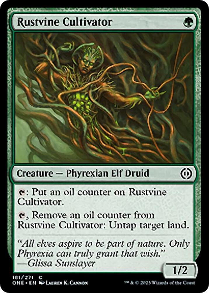 Rustvine Cultivator 181 Phyrexia: All Will Be One MTG C NM