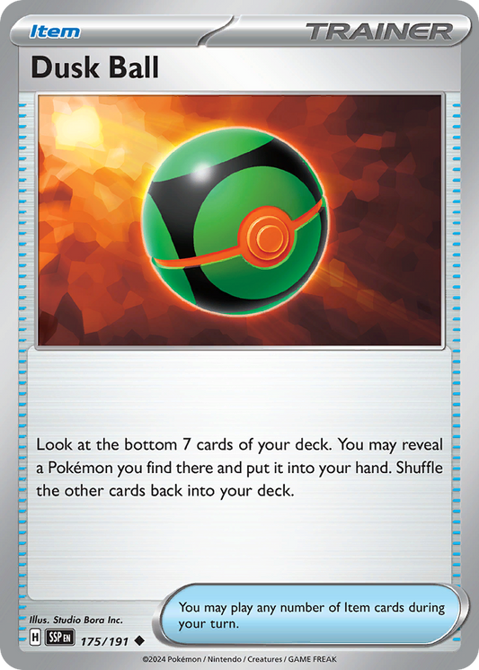 Dusk Ball 175/191 Surging Sparks Pokemon UC NM