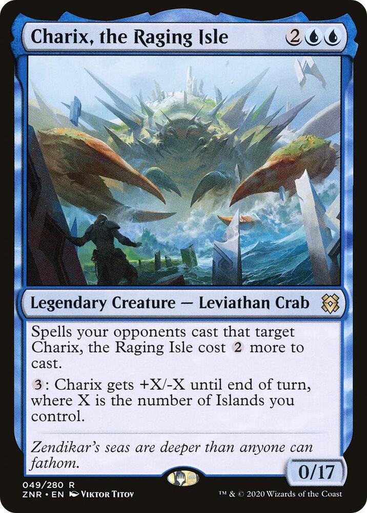 Charix, the Raging Isle 49 Zendikar Rising MTG R NM