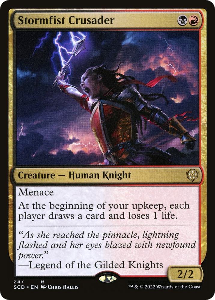 Stormfist Crusader 247 Starter Commander Decks MTG R NM
