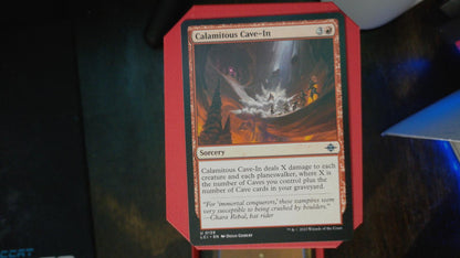 Calamitous Cave-In 139 The Lost Caverns of Ixalan MTG UC NM